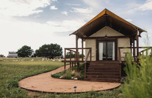 Fredericksburg Cabina | Elevated Family Tent Suite