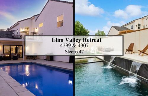 Hurricane Casa | Elim Valley Retreat 2 Private Pool Neighboring Homes, 2 Spacious Kitchens, and more