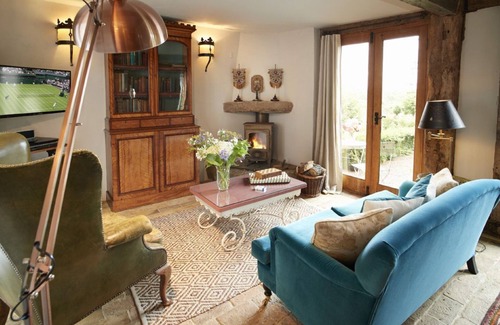Pauntley Cabaña | Elinor Fettiplace, en los terrenos de Elizabethan Pauntley Court, es perfecta para una escapada romántica.