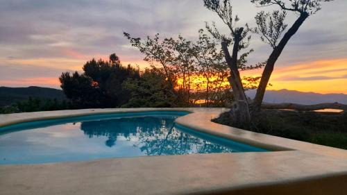 Andros Casa | Elissavet Cycladic Stone House with private pool, nice view and fantastic sunsets