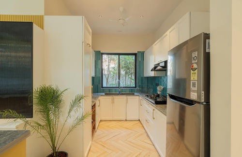 Anjuna Villa | ELIVAAS Laguna Camellia | Luxe 4 BHK Villa Near Popular Beaches with Private Pool