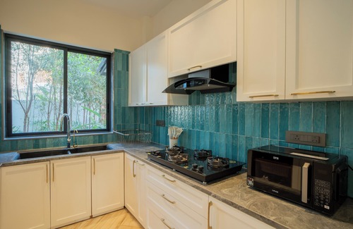 Anjuna Villa | ELIVAAS Laguna Camellia | Luxe 4 BHK Villa Near Popular Beaches with Private Pool
