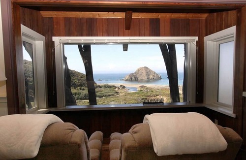 Elk Cabaña | Cabaña privada con vistas panorámicas al mar, acceso a la playa, admite mascotas
