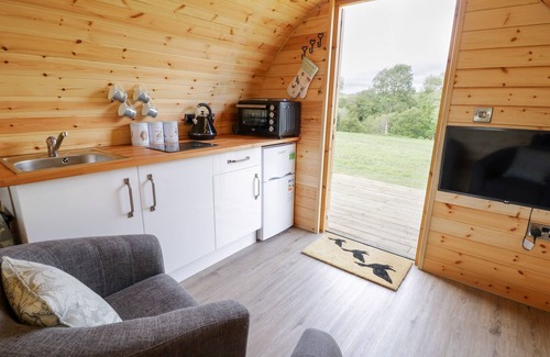 Llanfair Caereinion Cabaña | EMBDEN POD AT BANWY GLAMPING, pet friendly in Llanfair Caereinion