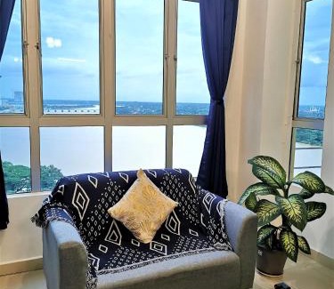 Bandar Kota Bharu Apartamento | Embun Sky Cottage - Kota Bharu, WIFI, 6 - 8 Pax