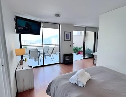 Santiago Apartamento | En Vitacura, con azotea, 1D 1B