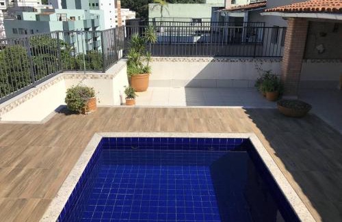 Tombo Apartamento | Encantadora Cobertura com piscina privada na praia do Tombo.