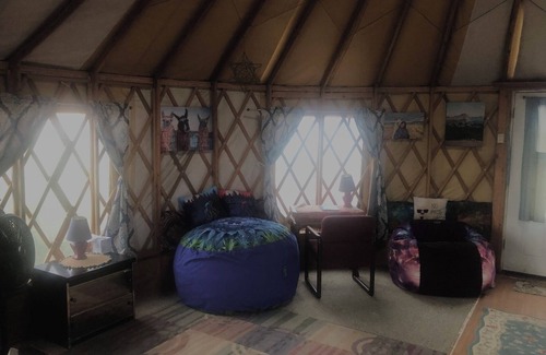 Agua Fria Complejo | Enchanted yurt with amazing views and llamas too