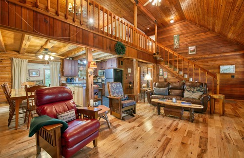 Sylva Cabina | Enchanting mountainside cabin with firepit, enclosed yard, & washer/dryer