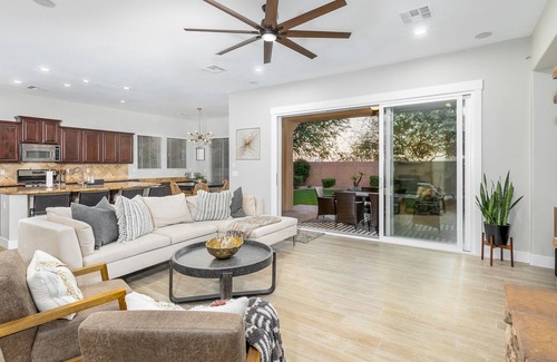 Sonoran Foothills Casa | Enjoy 2 Primary Suites, Heated Pool & Spa, Fun Game Room, Fire Pit, BBQ, More