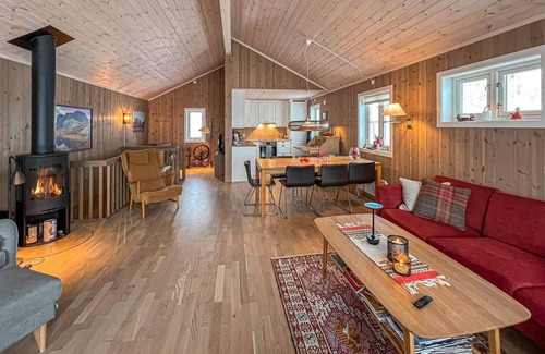 Vestre Slidre Apartamento | Enjoy a great holiday in this fantastic holiday apartment with sweeping views of the countryside.