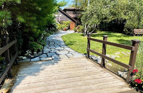 Embden Casa | Disfrute de un lago privado privado de lujo rústico de Waterfront