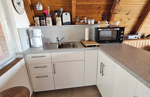 Saal Cabina | Enjoy a vacation close to the Baltic Sea in a Finnhütte directly on the Saaler Bodden.