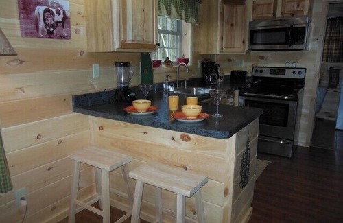 Wells Cabina | Disfruta el invierno en The Adirondacks en Ruby Hill Cabins