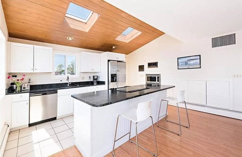 Bristol Casa | Enjoy the waterfront and sunsets from the deck overlooking Bristol Harbor!
