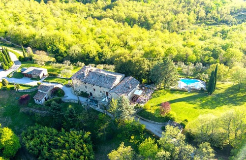 Bivio Lugnano Casa | Enjoy this Entire 15th-Century Monastery in the Hills of Tuscany!