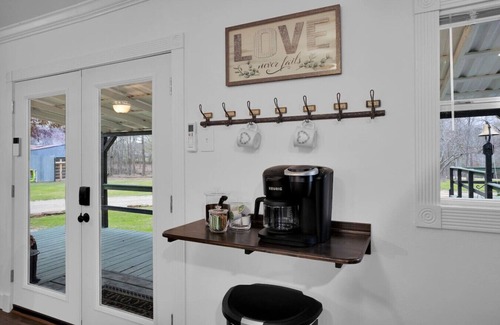 Montgomery Cabaña | Entire Cottage Getaway | Pond Fire Pit Deck