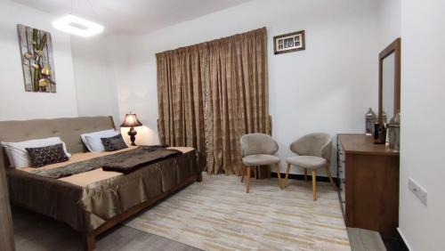 Al Nahda Apartamento | entire Luxury and family One Bed Room living Room in front Of Beach