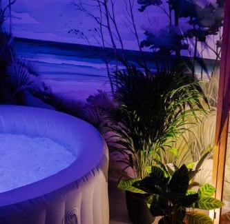 Brax Apartamento | Epicur Forest - Logement romantique avec jacuzzi