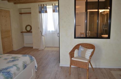 Saint-Epain Casa | Escale à Villeperdue chambre Hellulaug