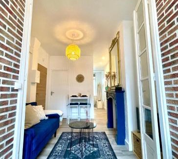 Sainte-Anne - Faubourg Noyon Apartamento | Escale bohème - Terrasse en centre-ville - Gare
