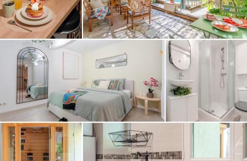 Le Mourillon Apartamento | Escale Zen - Piscine Privée & Sauna Exclusif I Terrasse I 10min MER - Design Élégant & Moderne