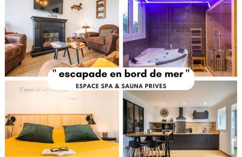 Binic Apartamento | Escapade en Bord de mer avec Sauna et Spa Privés