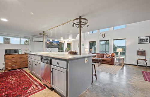 Pipe Creek Casa | Escape to your private sanctuary nestled atop a serene hill with amazing views.