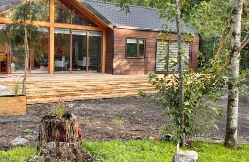 Pucon Casa | Espectacular Cabaña, 3D2B, con tinaja, recinto privado, 5 minutos del centro de Pucon