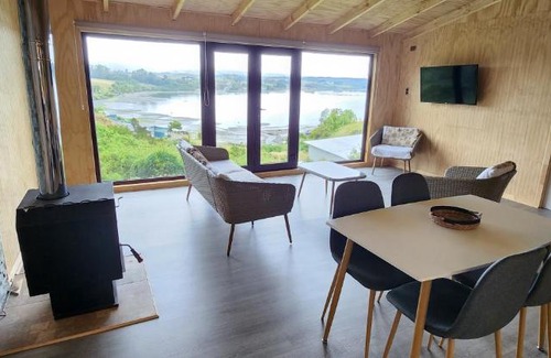 Chonchi Apartamento | Espectacular cabaña con vista al mar