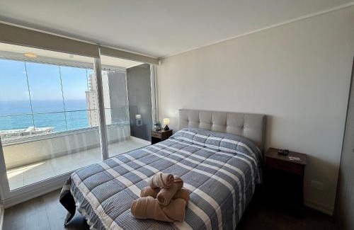 Concon Apartamento | Espectacular vista al mar con cancha de padel
