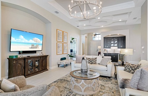 Naples Casa | Casa de lujo, Resort Living, Golf / Tennis / Pickle ball, piscina privada / spa, chimenea