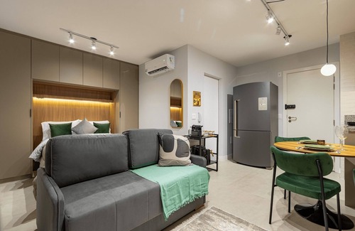 Vila Mariana Apartamento | Essence Studio Vila Mariana | Air Conditioning, Wi-Fi & Vila Mariana Metro