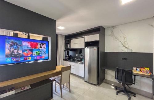 Jardim dos Estados Apartamento | Estúdio Alto e Aconchegante no 18º andar
