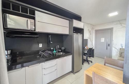 Jardim dos Estados Apartamento | Estúdio Alto e Aconchegante no 18º andar