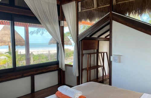 Isla Holbox Complejo | Estrella de Mar- Ocean front palapas. Holbox Beach