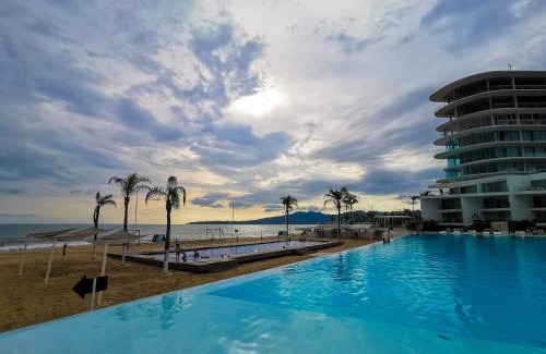 Flamingos Apartamento | Estudio 310 Nuevo Vallarta, frente al mar, totalmente equipado y amueblado!