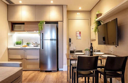 Brooklin Novo Apartamento | Estudio com AC e vaga