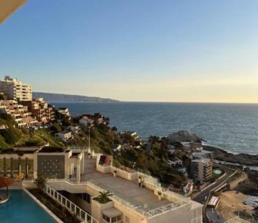 Renaca Apartamento | Euromarina 1,Espectacular vista ! Playa Cochoa