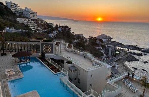 Renaca Apartamento | Euromarina 1,Espectacular vista ! Playa Cochoa