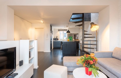 Ixelles Apartamento | Europea Bruselas Luxury Duplex Terrace Residence - Flagey
