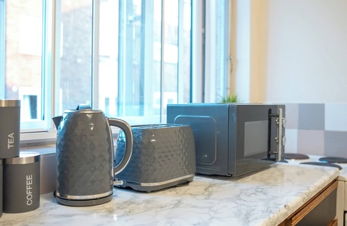 North Woolwich Apartamento | Excel & City Airport Cozy 2BR with Workspace Near DLR