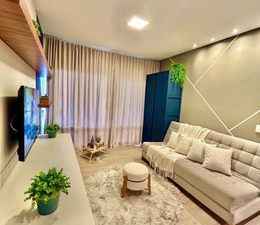 Carniel Apartamento | Excelente Apto com lareira e piscina aquecida