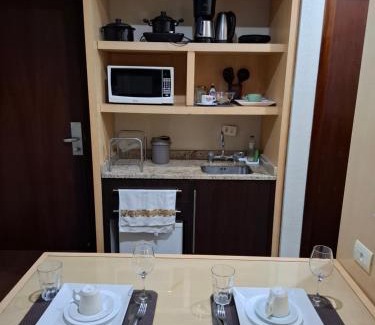 Pinhais Apartamento | Excelente Flat mobiliado e aconchegante