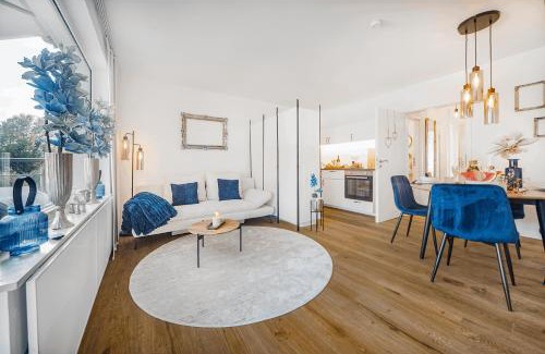 Suedviertel Apartamento | Excellence Deluxe Suite mit Balkon & Stadtblick - zentral an der Messe Essen