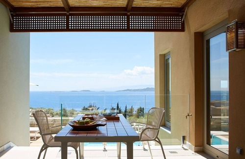 Ouranoupoli Villa | Excelente Villa Halkidiki | Ocean Villa 1 | 1 dormitorio | Impresionantes vistas al mar | Ouranoupol
