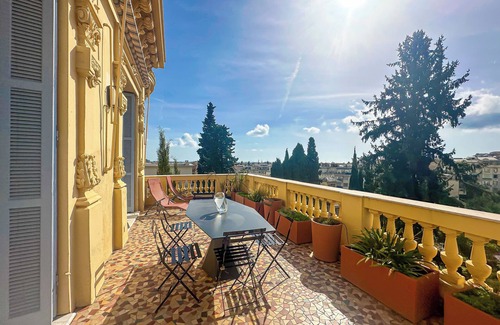 Saint Philippe Apartamento | EXCEPTIONAL Belle Époque NICE apartment, large terrace, absolute comfort.
