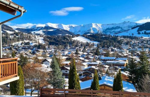 Megeve Apartamento | Exceptional view of village and mountain