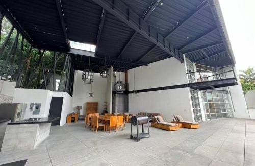 Cuernavaca Casa | Exclusiva Casa Minimalista Vapor, Alberca & Asador