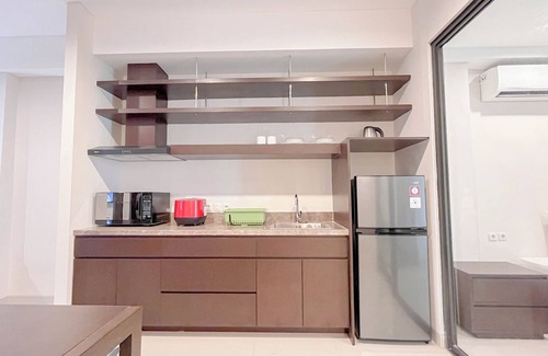 By Pass Ngurah Rai Apartamento | Exclusive 2BR Apartment (No Kitchen) with Balcony at Skales Residence Nusa Dua Bali